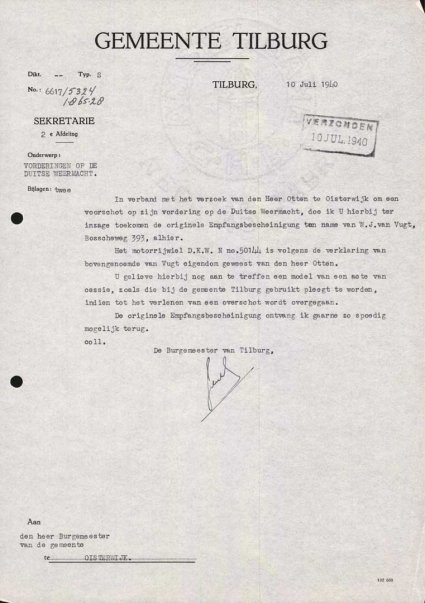 Bron: Regionaal Archief Tilburg, Archief gemeentebestuur Tilburg 1938-1985, inv. nr. 5630, scan 31