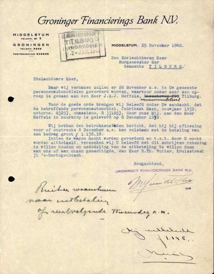 Bron: Regionaal Archief Tilburg, Archief gemeentebestuur Tilburg 1938-1985, inv. nr. 5631, scan 5