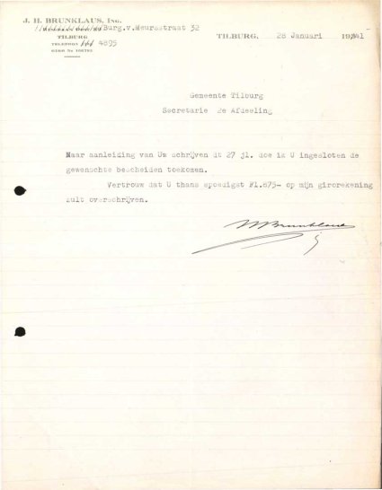 Bron: Regionaal Archief Tilburg, Archief gemeentebestuur Tilburg 1938-1985, inv. nr. 5631, scan 14