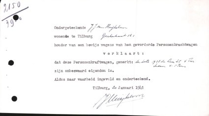 Bron: Regionaal Archief Tilburg, toegang 484, Gemeentebestuur Tilburg 1938-1985, inv. nr. 5631, scan 43