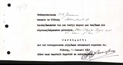 Bron: Regionaal Archief Tilburg, toegang 484, Gemeentebestuur Tilburg 1938-1985, inv. nr. 5631, scan 61