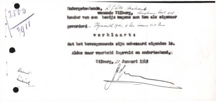 Bron: Regionaal Archief Tilburg, Archief gemeentebestuur Tilburg 1938-1985, inv. nr. 5631, scan 62