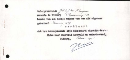 Bron: Regionaal Archief Tilburg, Archief gemeentebestuur Tilburg 1938-1985, inv. nr. 5631, scan 101