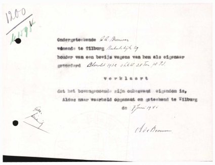 Bron: Regionaal Archief Tilburg, Archief gemeentebestuur Tilburg 1938-1985, inv. nr. 5631, scan 232