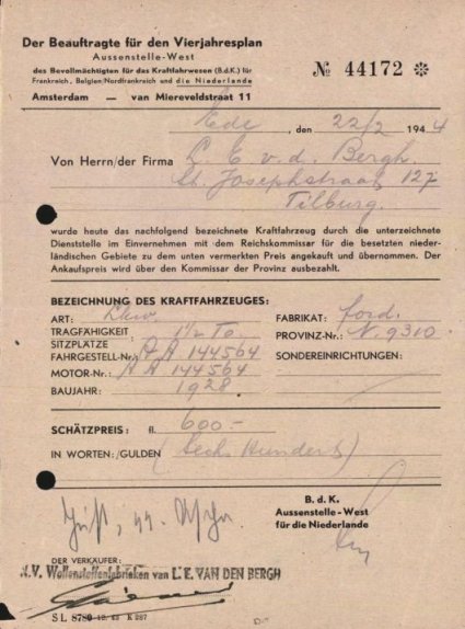 Bron: Regionaal Archief Tilburg, toegang 484, Gemeentebestuur Tilburg 1938-1985, inv. nr. 5633, scan 182