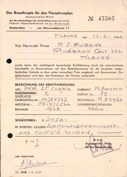 Bron: Regionaal Archief Tilburg, toegang 484, Gemeentebestuur Tilburg 1938-1985, inv. nr. 5633, scan 265