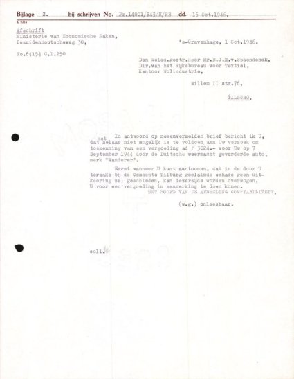 Bron: Regionaal Archief Tilburg, toegang 484, Gemeentebestuur Tilburg 1938-1985, inv. nr. 5633, scan 370
