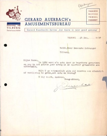 Bron: Regionaal Archief Tilburg, toegang 484, Gemeentebestuur Tilburg 1938-1985, inv. nr. 5633, scan 384