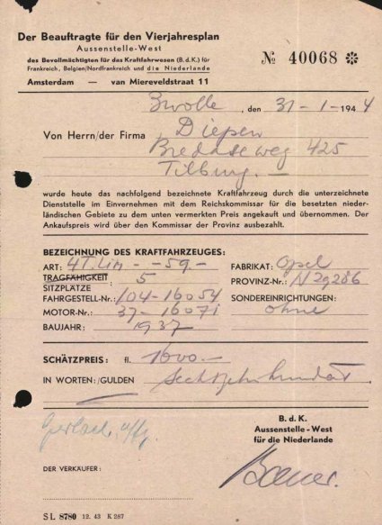 Bron: Regionaal Archief Tilburg, toegang 484, Gemeentebestuur Tilburg 1938-1985, inv. nr. 5633, scan 164