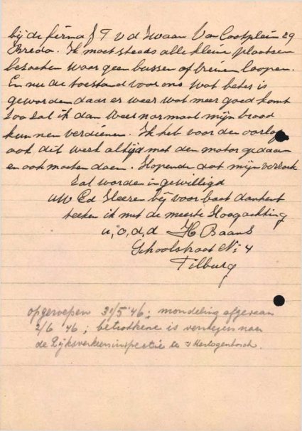 Bron: Regionaal Archief Tilburg, toegang 484, Gemeentebestuur Tilburg 1938-1985, inv. nr. 5633, scan 356