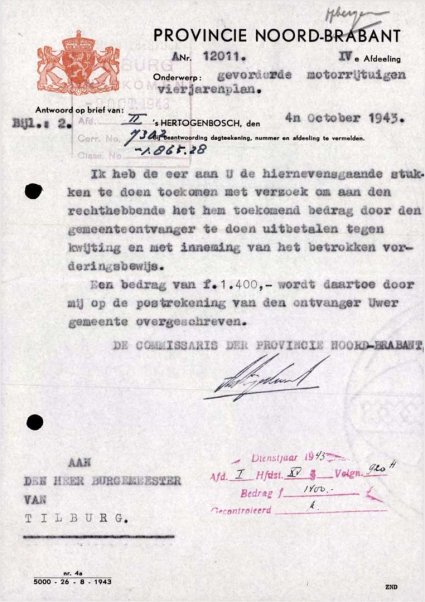 Bron: Regionaal Archief Tilburg, Archief gemeentebestuur Tilburg 1938-1985, inv. nr. 5633, scan 96