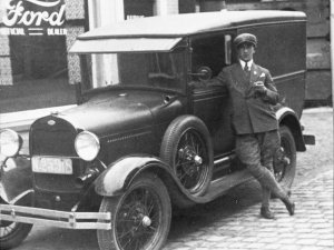 Ford bestelwagen, c. 1928.