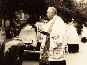 Autozegening, Tilburg 1954 (Bron: Regionaal Archief Tilburg)
