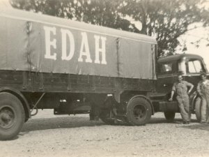 DAF trekker (Foto: Andries Nielen. Bron: BHIC)