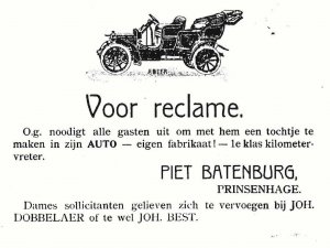 De auto in de feestgids (Collectie Stg. Het Uden-archief van Bressers)