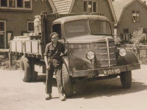 Bedford vrachtwagen, 1951.