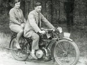 3 PK Lady motorfiets, c. 1926.