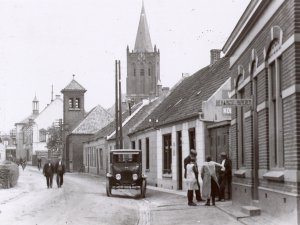 De Kreupelstraat in Boxmeer, 1927