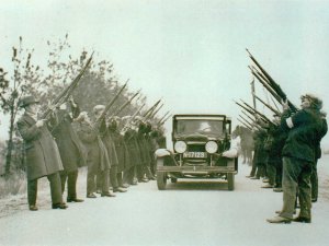 Intocht burgemeester Wijtvliet, 1931 (Collectie W. Jaegers)
