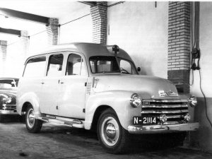 Chevrolet ziekenwagen van Bruijns, Oosterhout.