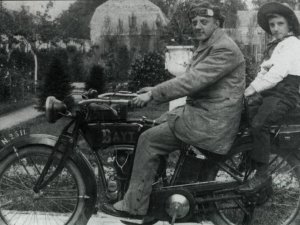 Dayton De Luxe V-twin van 10 pk van rond 1916.