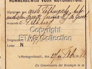 Nummerbewijs N-28773 (collectie ETAG)