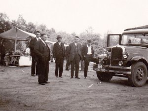 Excursie naar Studio Hilversum (Collectie J. Versantvoort)