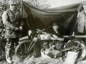 500 cc Triumph Silent Scout, 1935.