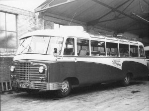 Austin autobus 1948 van Bruijns, Oosterhout.