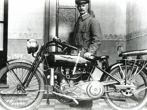 Harley Davidson, c. 1919.