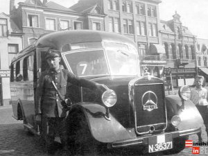 Mercedes stadsbus in Eindhoven (Collectie Eindhoven in Beeld)