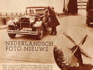 Mercedes Benz Nürburg, 1935 (bron: Het Noorden in Woord en Beeld)