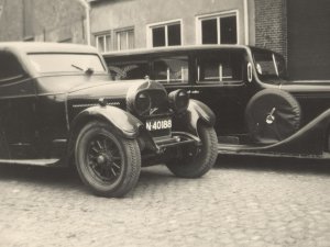 Cadillac lijkwagen, 1941 (Collectie J. van der Zande. Bron: Stichting Industrieel Erfgoed Bergen op Stoom)