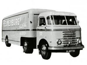 DAF-truck met oplegger (Bron: Transportnostalgie)