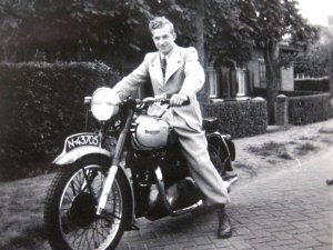 Triumph motorfiets, jaren '40.