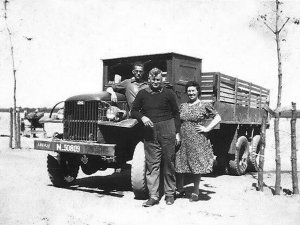 GMC truck, c. 1946.