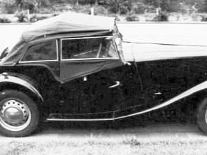De MG TD in de jaren vijftig (Collectie Jasper Nederhoed)