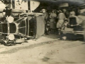 Ongeval met Chevrolet, 1931 (collectie P. Vlemmings)