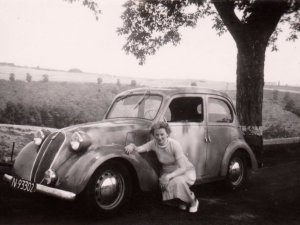 Joke van Thiel-Slaats, augustus 1950 (Collectie A. van Thiel)