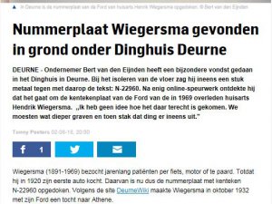 N-22960 Bron: Eindhovens Dagblad (online versie) van 2 augustus 2018