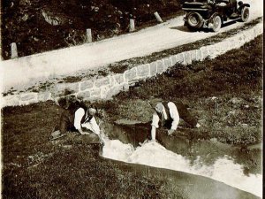 Op de Gotthard (collectie M. Wieberdink-Claassen)
