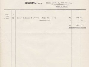 Bron: Archief A. van Thiel