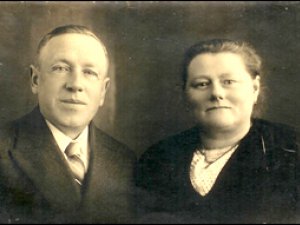 Jan Leermakers en Anna van den Boer (collectie R. v. Laarhoven)
