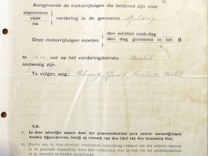 N-4795 Aanwijzing voor vordering, 1939