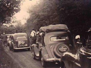 De auto van J. Martin (bron: collectie F.J. Martin)
