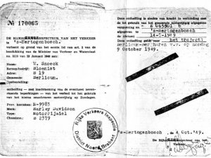 N-9983 Ontheffing, 1949 (collectie L. Struijk)