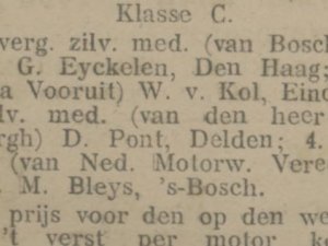 Bron: Prov. Noordbr. en 's-Bossche Courant, 7 april 1916