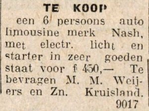 Bron: Dagblad van Noord-Brabant, 15 mei 1929