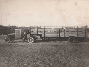 Jumbo aanhanger (bron: archief Lambert van der Meulen)