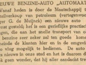Bron: Eindhovensch Dagblad van 28 jan. 1924